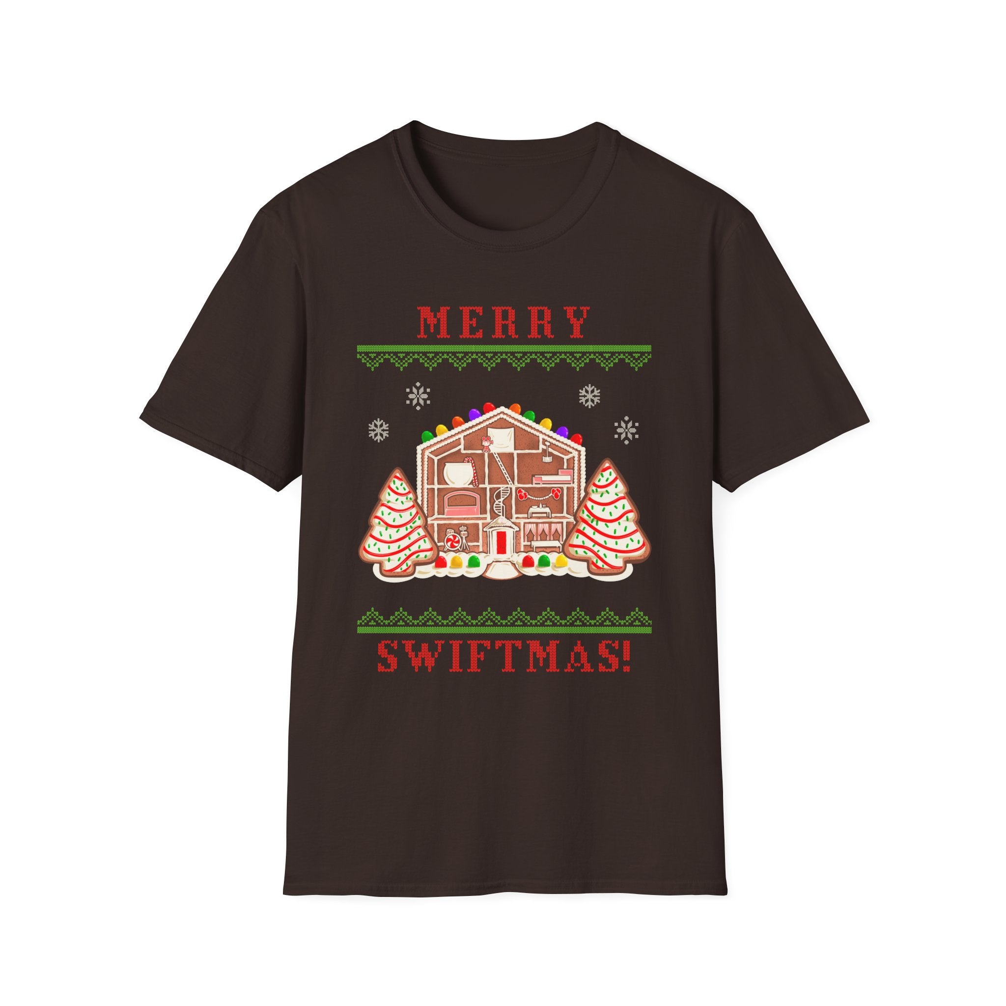 Merry Swiftmas Lover Gingerbread House Holiday T-Shirt