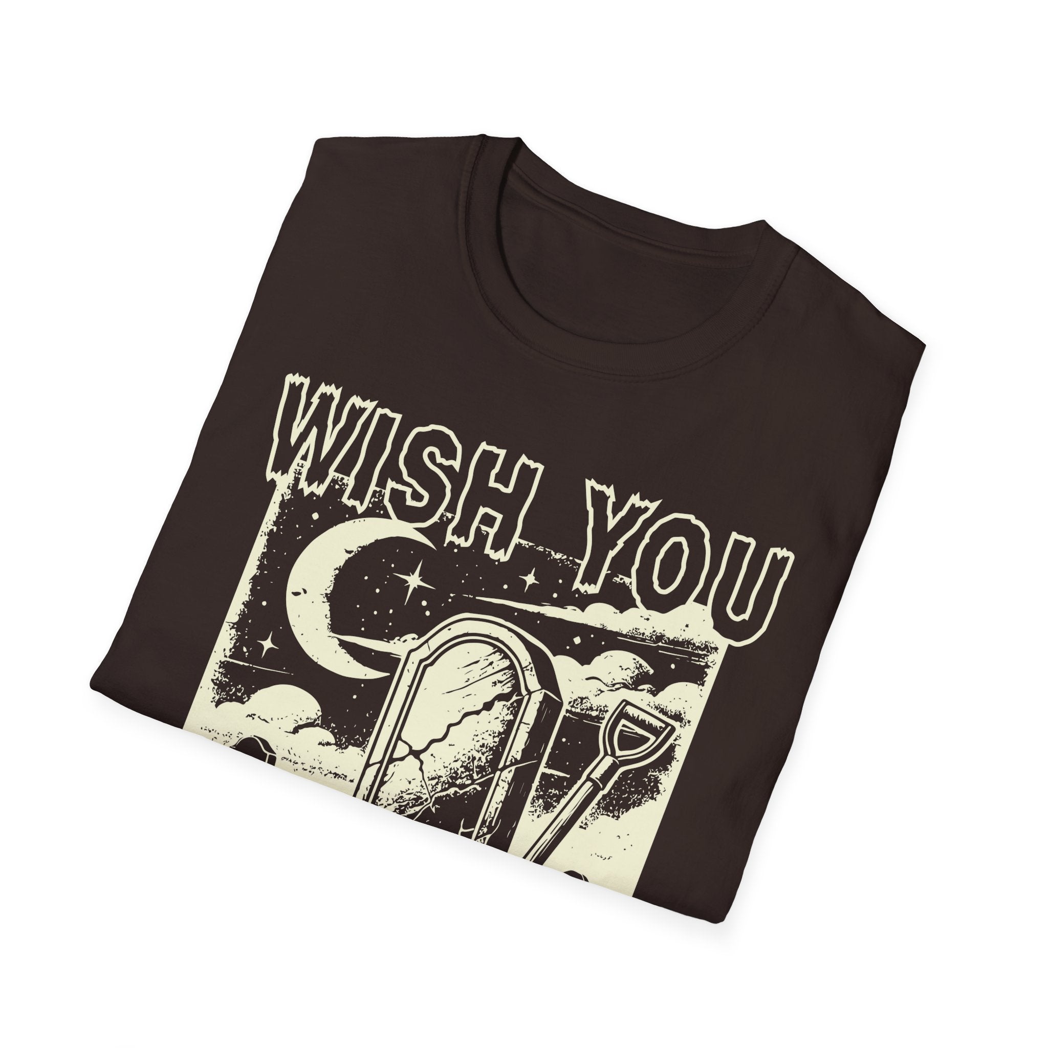 Wish You Were Here Graveyard White Graphic T-Shirt