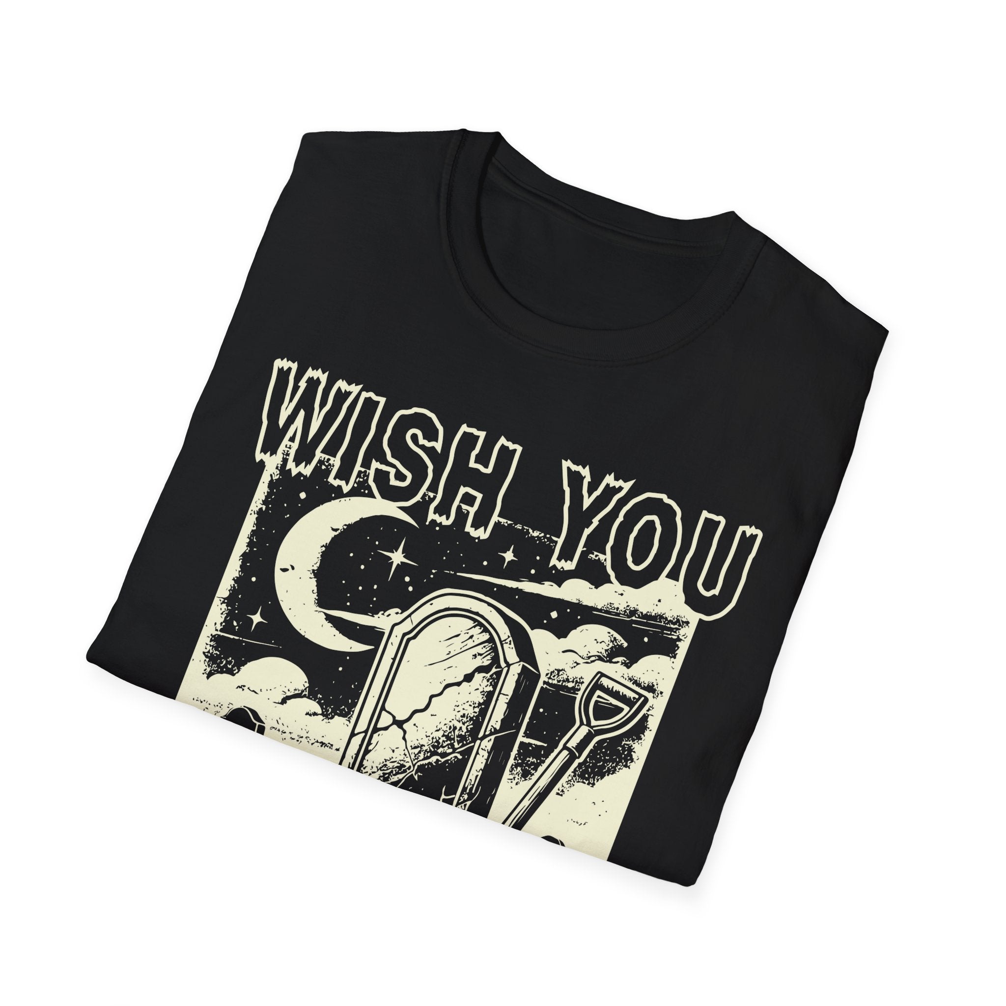 Wish You Were Here Graveyard White Graphic T-Shirt