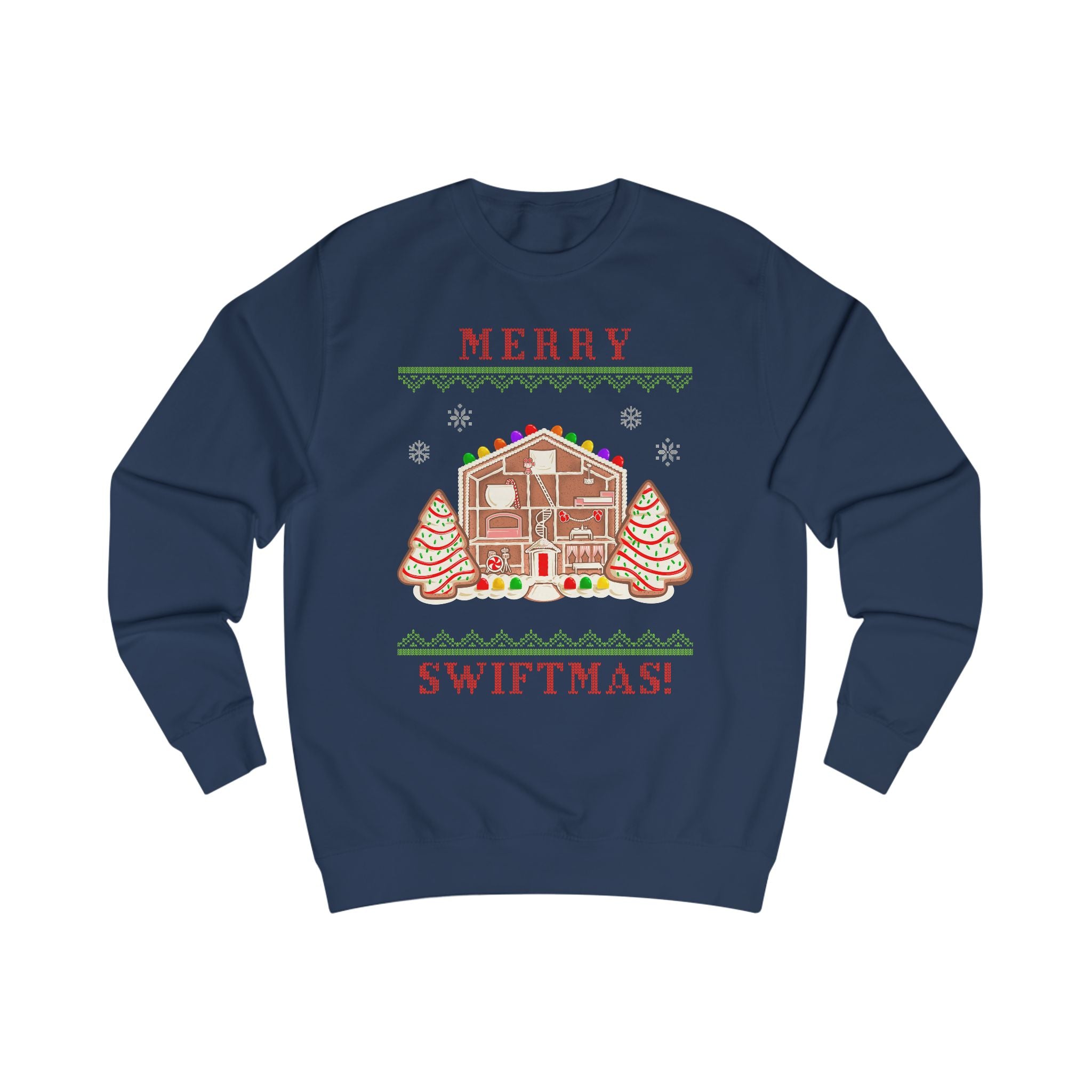Merry Swiftmas Lover Gingerbread House Holiday Sweatshirt