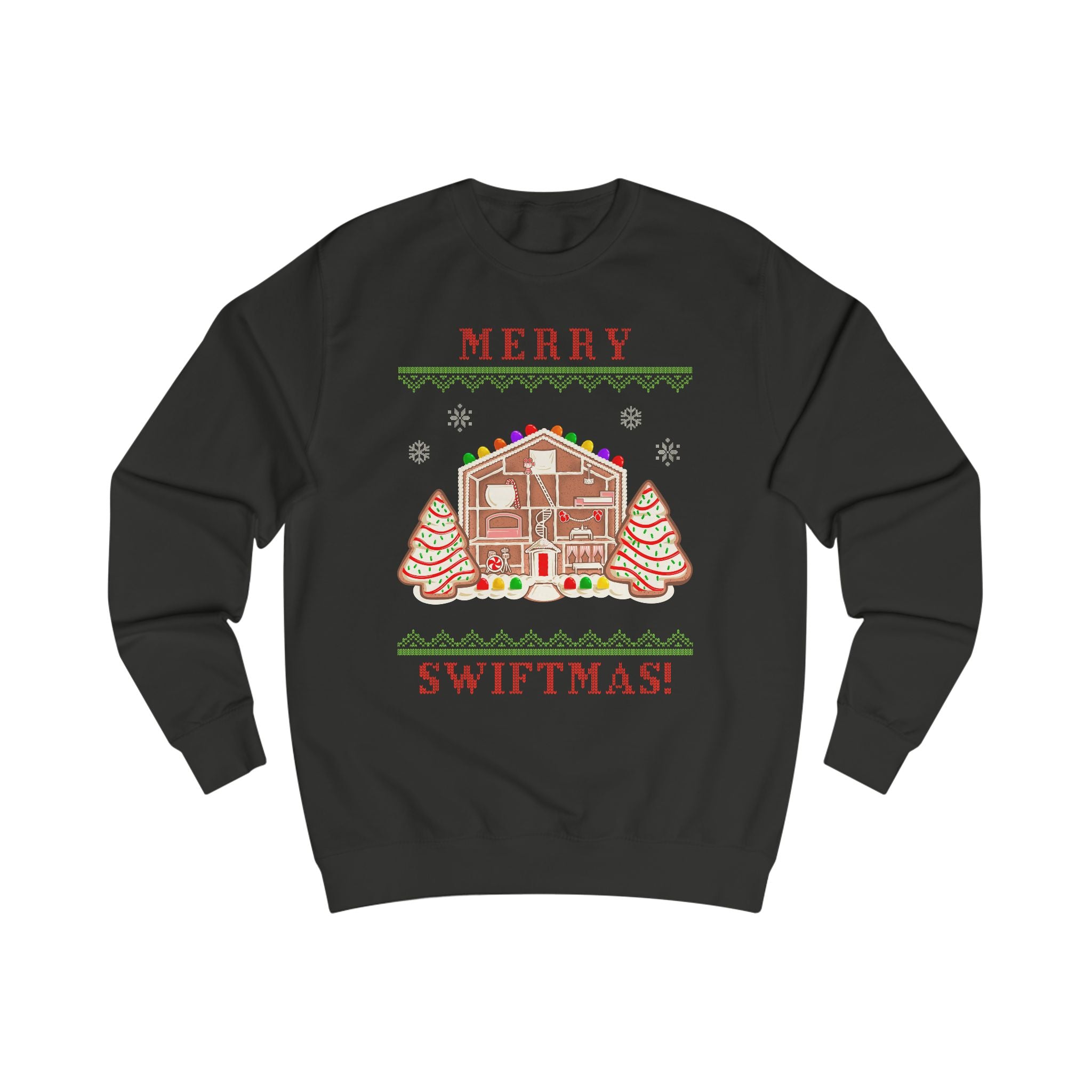 Merry Swiftmas Lover Gingerbread House Holiday Sweatshirt