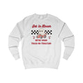Get in Loser! Checkered Retro Trick or Treat Ghost Sweatshirt