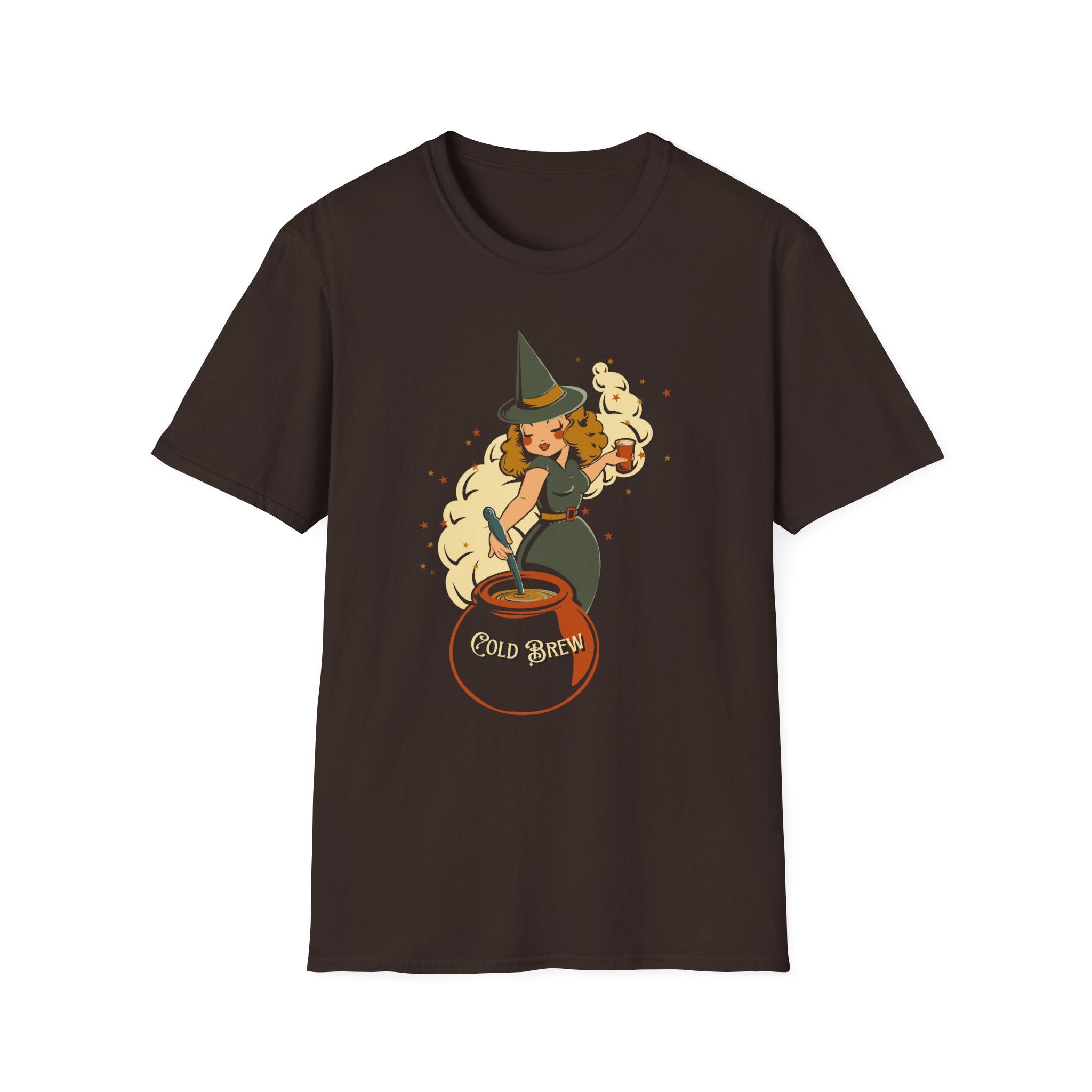 Cold Brew Coffee Witch T-Shirt