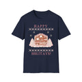 Happy Holitays Lover Gingerbread House Christmas T-Shirt