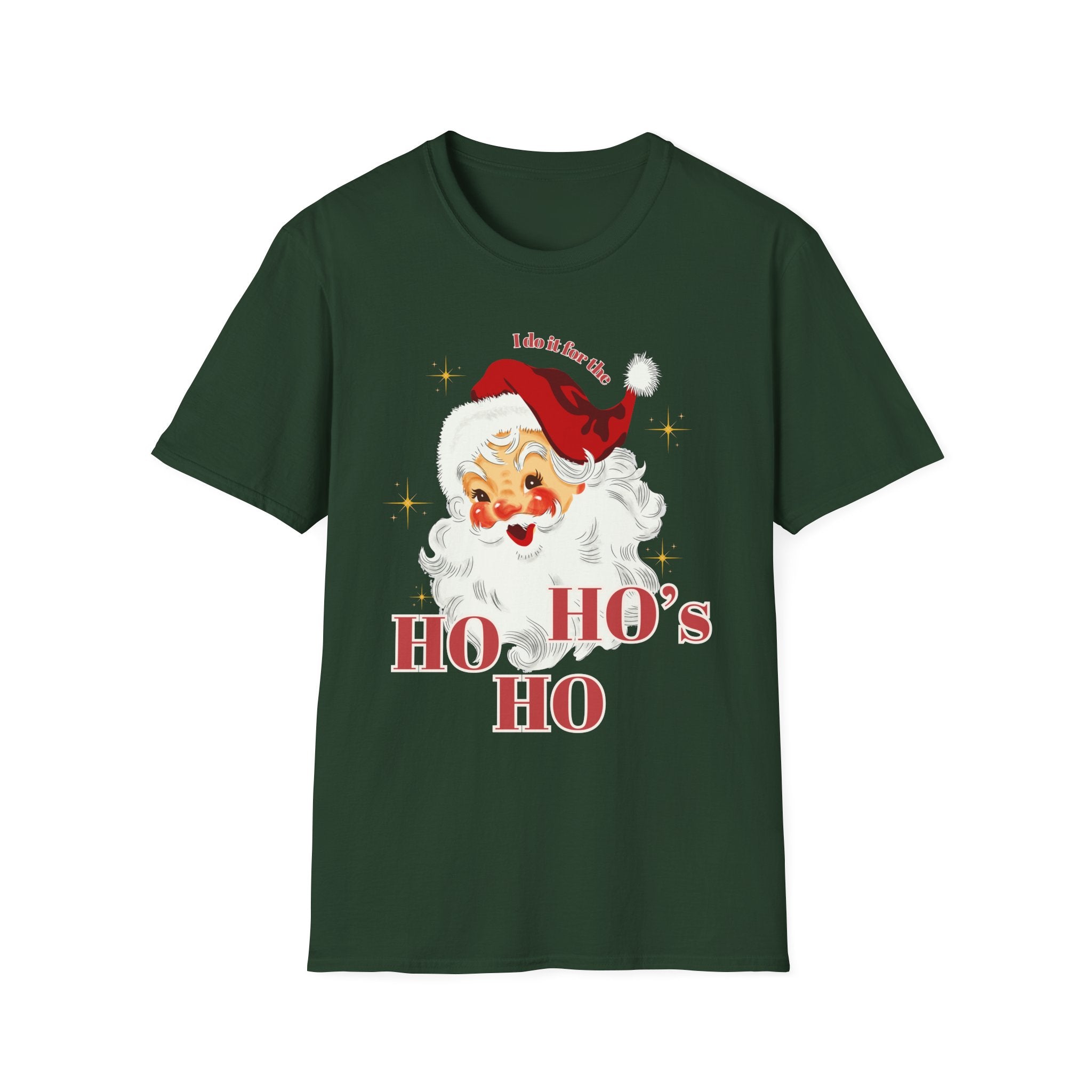 Ho Ho Ho Funny Santa Christmas Holiday T-Shirt