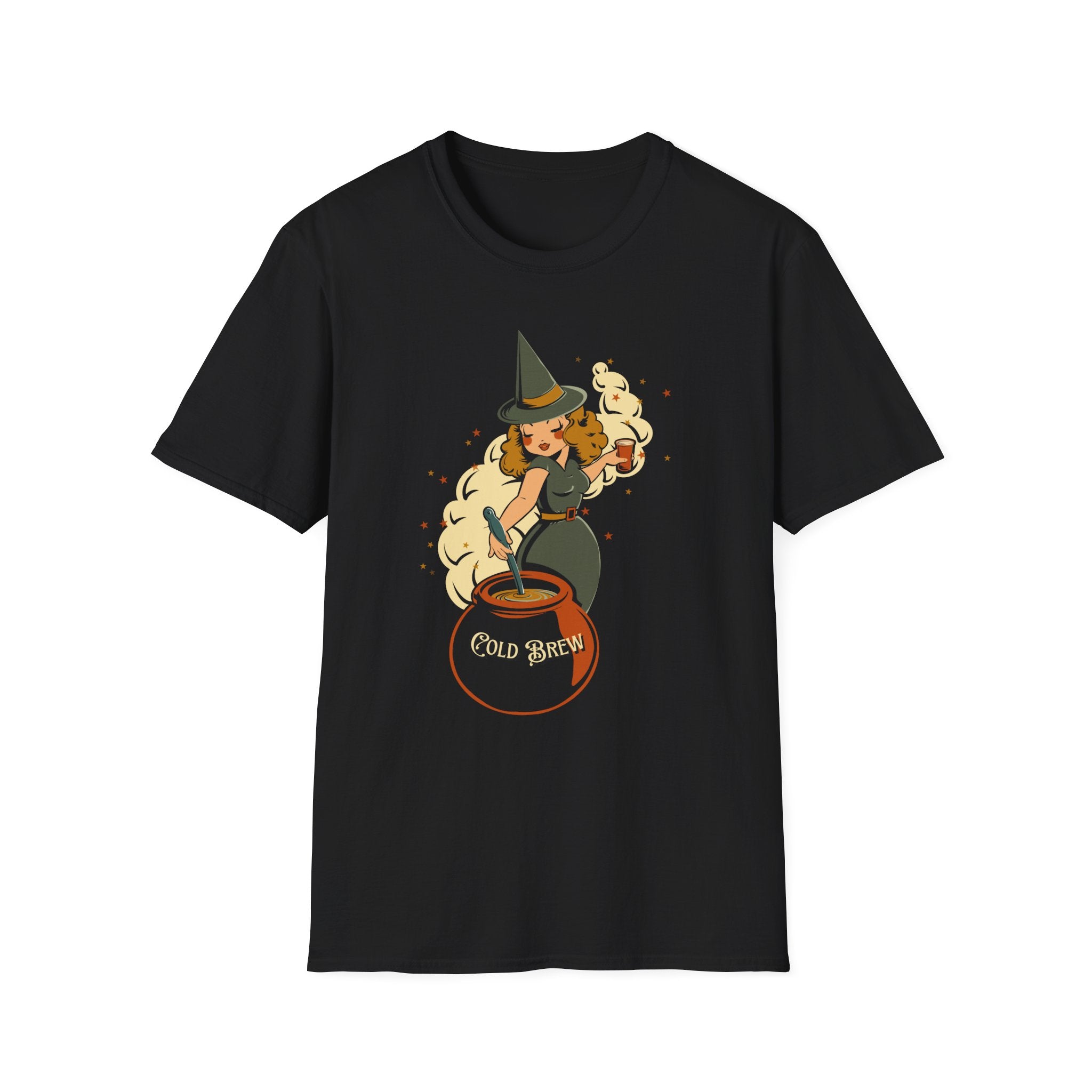 Cold Brew Coffee Witch T-Shirt