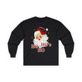Ho Ho Ho Funny Santa Christmas Holiday Long Sleeve Tee