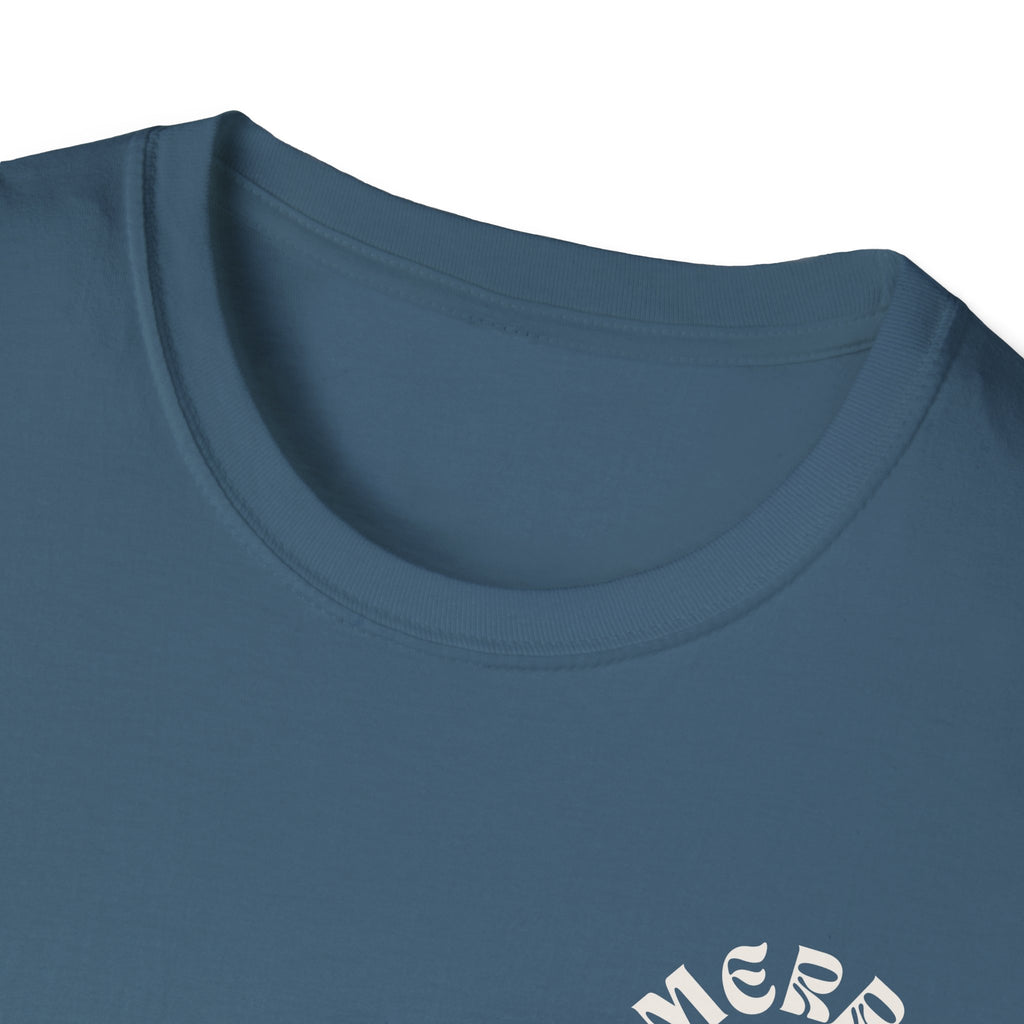 Retro Merry Christmas Holiday Holly T-Shirt