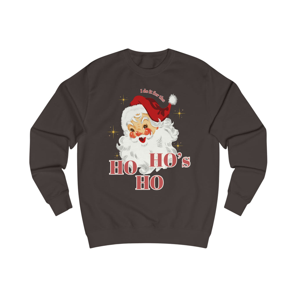 Ho Ho Ho Funny Santa Christmas Holiday Sweatshirt