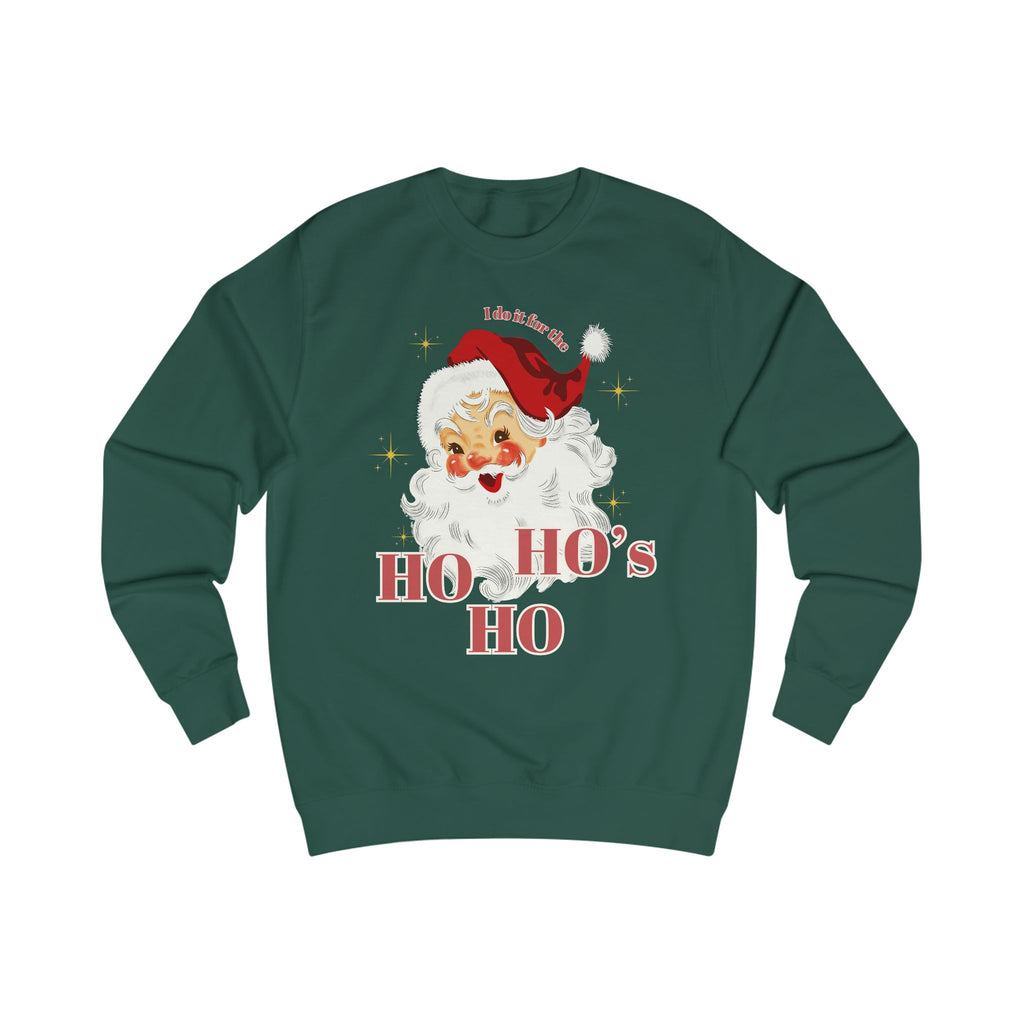 Ho Ho Ho Funny Santa Christmas Holiday Sweatshirt