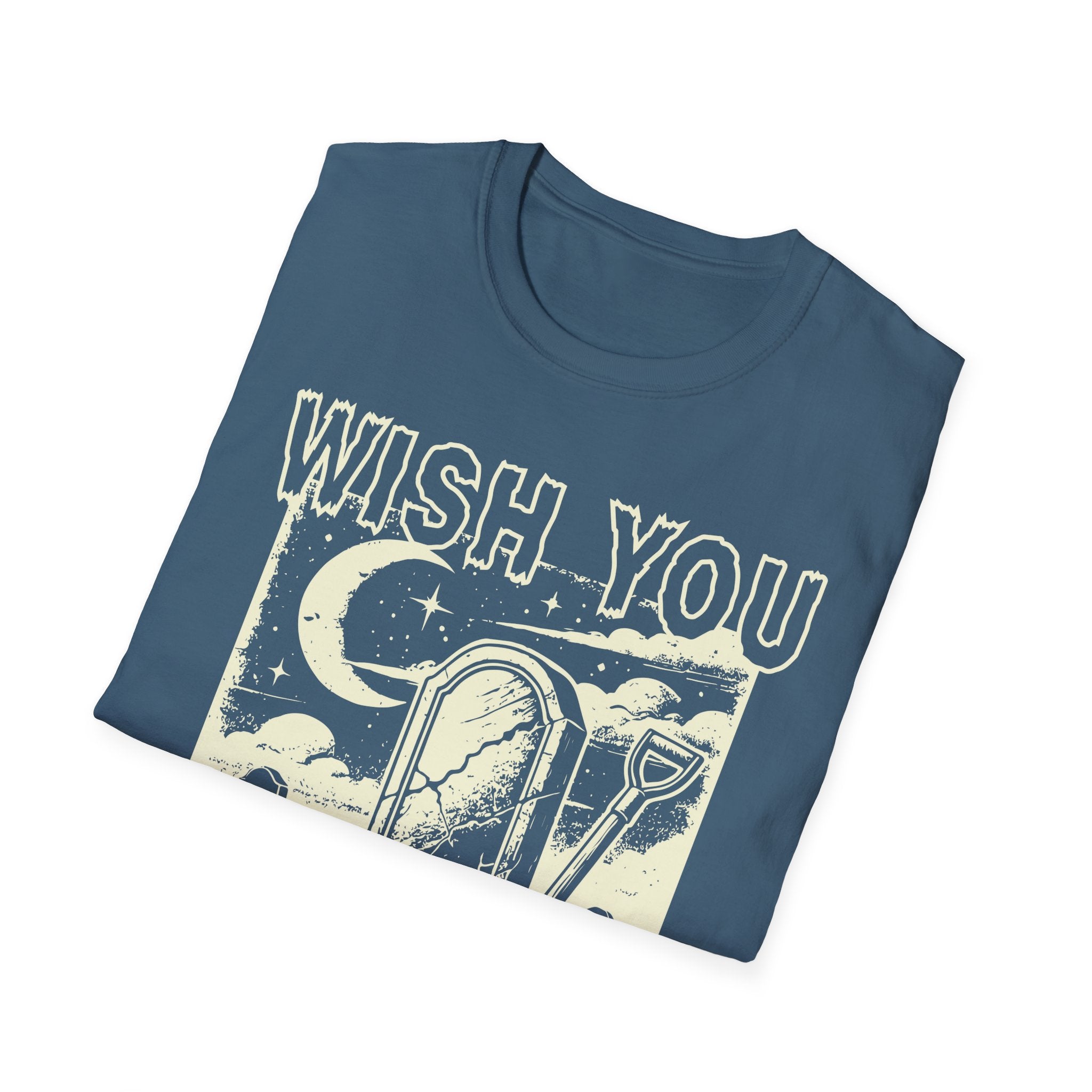 Wish You Were Here Graveyard White Graphic T-Shirt