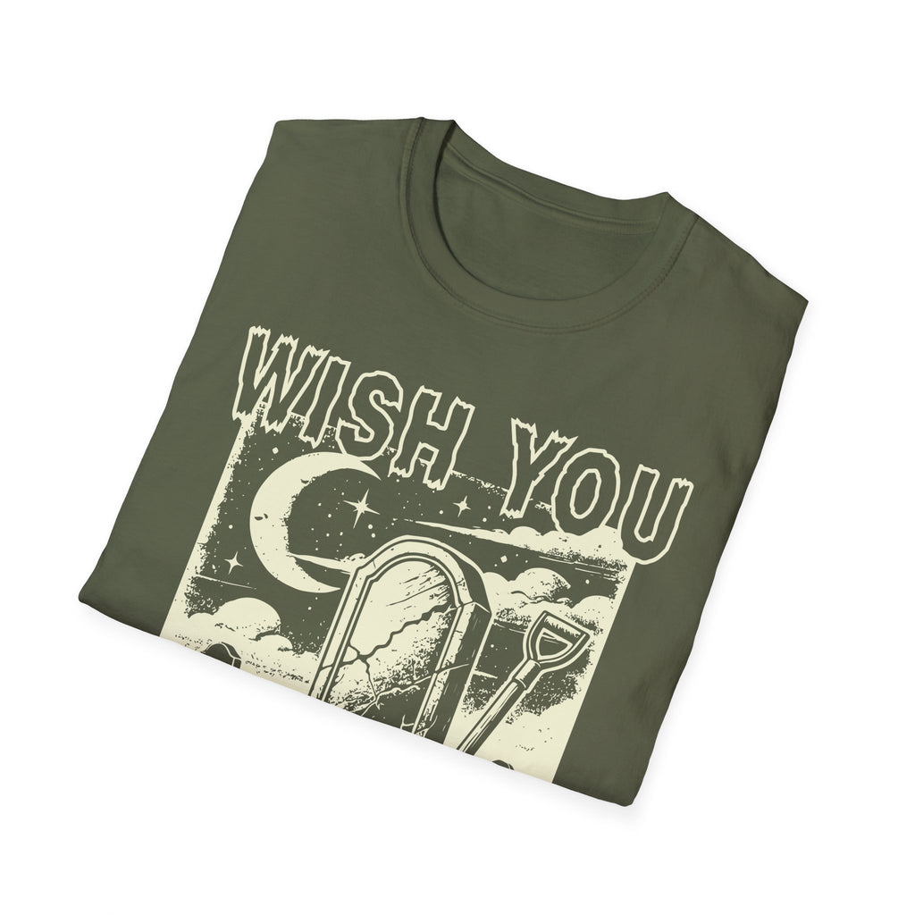 Wish You Were Here Graveyard White Graphic T-Shirt
