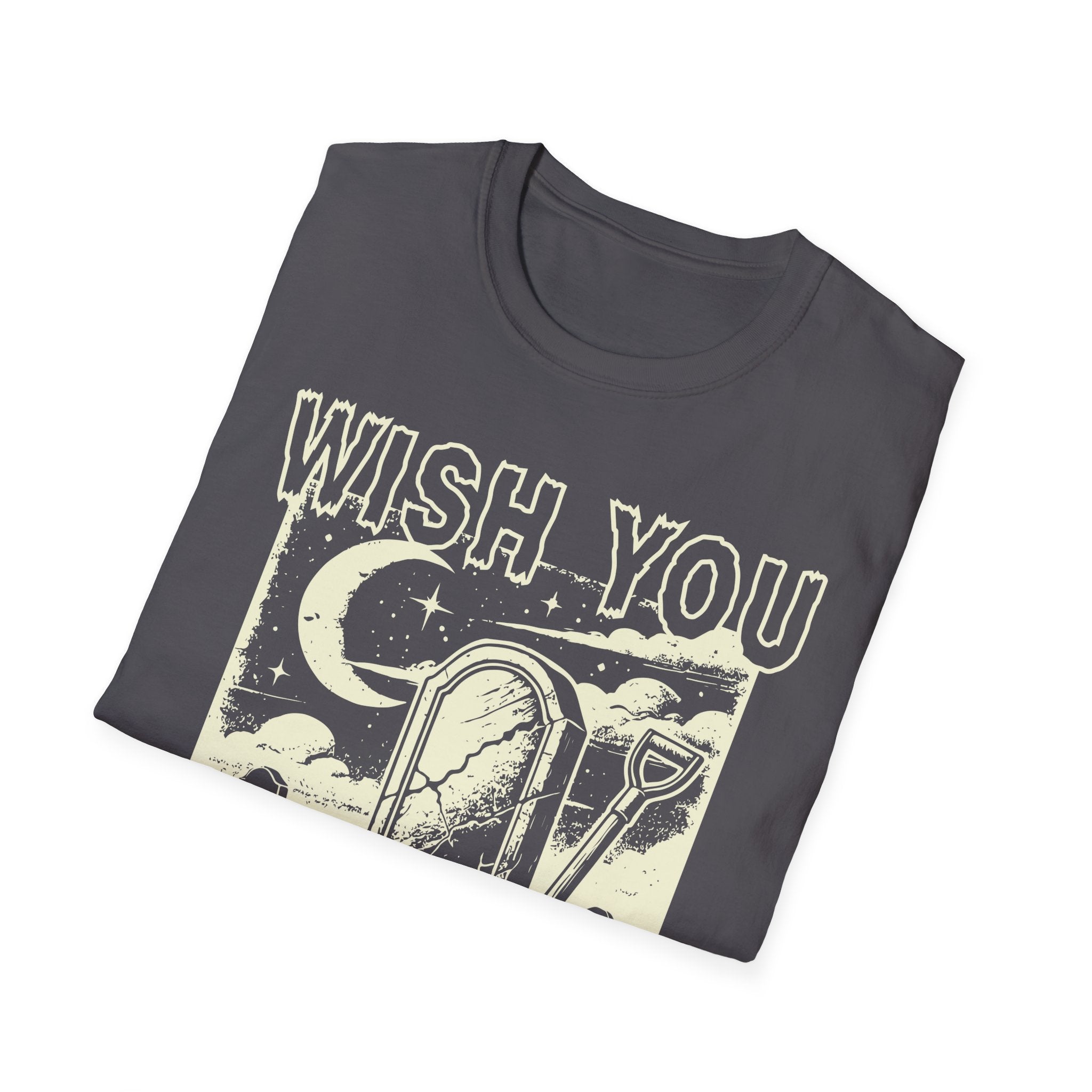 Wish You Were Here Graveyard White Graphic T-Shirt