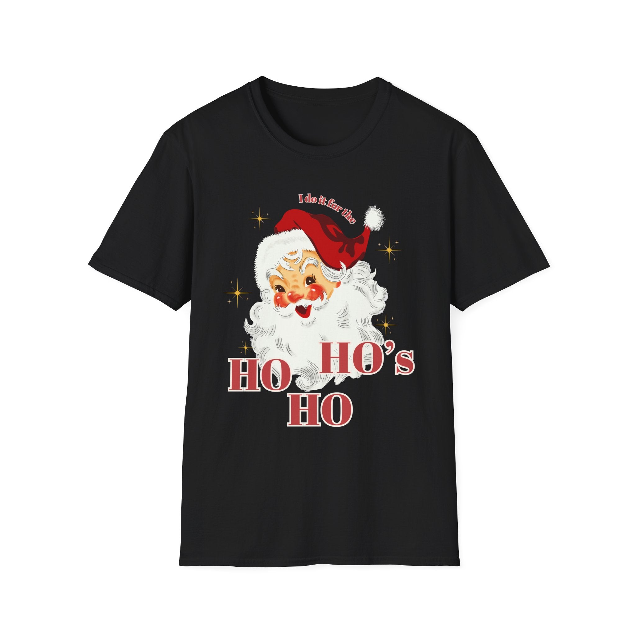 Ho Ho Ho Funny Santa Christmas Holiday T-Shirt